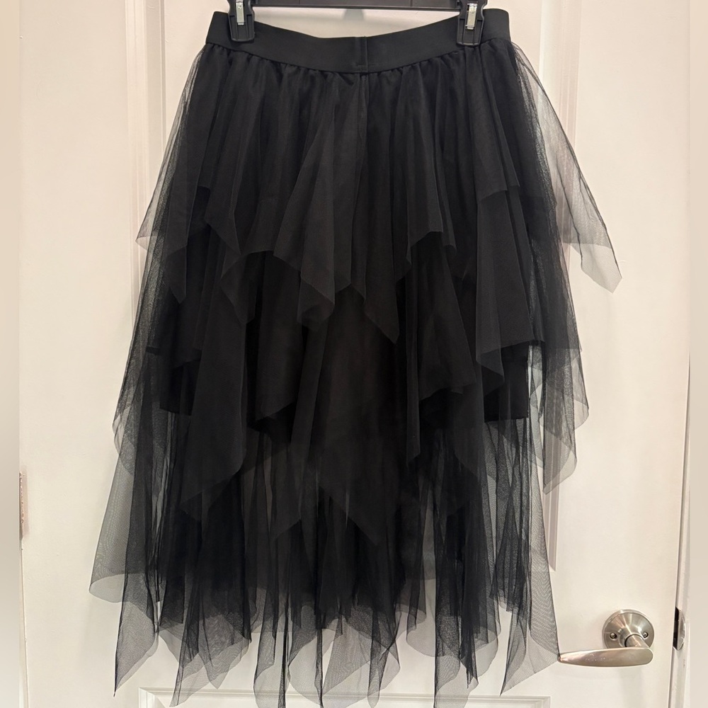 Black Layered Tulle Skirt | Tutu Skirt | Puffy Skirt